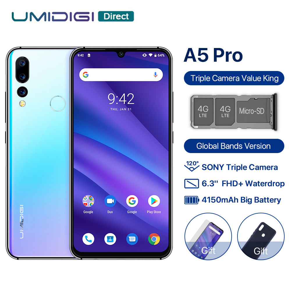 UMIDIGI A5 PRO Global Version Android 9.0